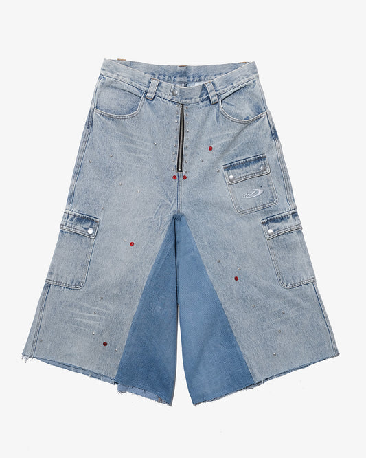 AWESOME BOY×MP BAGGY DENIM SHORTS