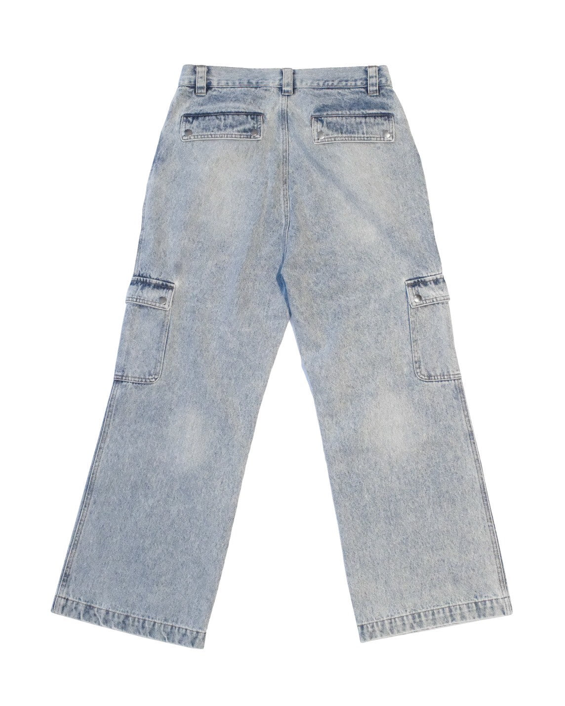 DENIM CARGO PANTS