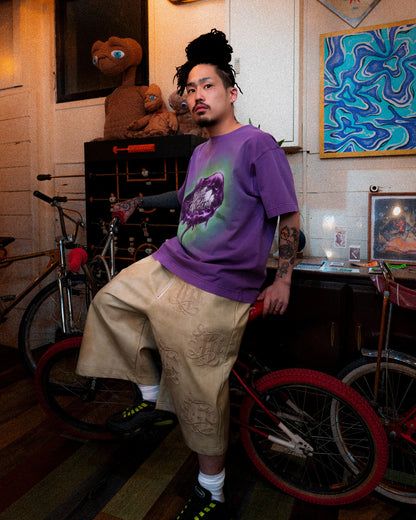 KB×MP LEATHER SHORTS