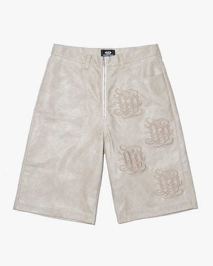 KB×MP LEATHER SHORTS