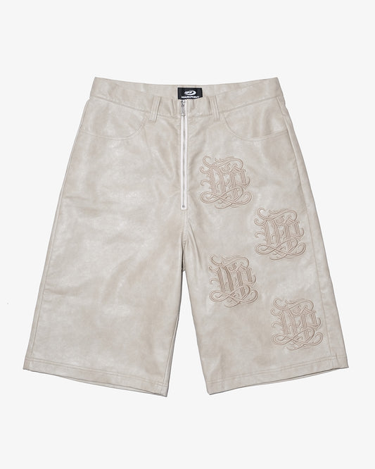 KB×MP LEATHER SHORTS