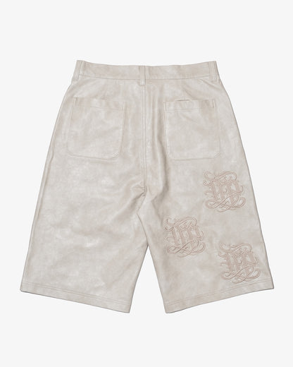 KB×MP LEATHER SHORTS