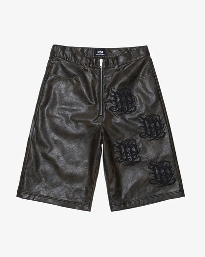 KB×MP LEATHER SHORTS